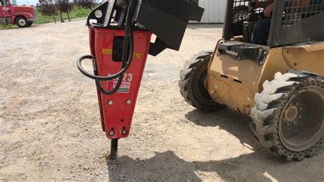 skid steer jack hammer for rent|hammer attachment for skid steer.